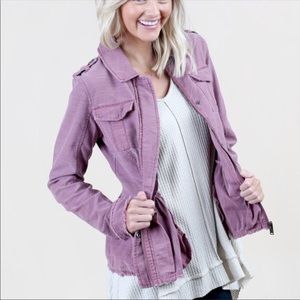 Altar’d State Mulberry Wine Jacket XS